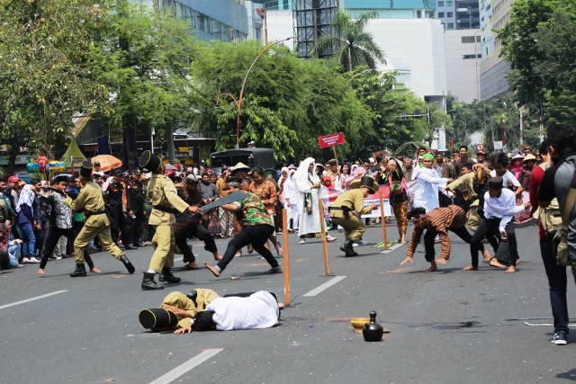 Mengambil Tema ‘Wira Bangsa’, Parade Surabaya Juang 2019 Diikuti Tiga Ribu Peserta