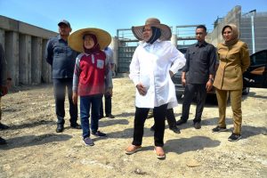 Wali Kota Risma Pantau Beberapa Rumah Pompa dan Tanggul Sumberejo