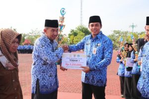 Peringati HUT Korpri ke 48, Sekda Tanbu Sampaikan Pesan Presiden