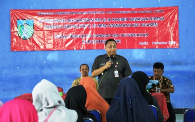 DKPP Kabupaten Kediri Gelar Acara Sosialisasi Optimalisasi Pekarangan Rumah