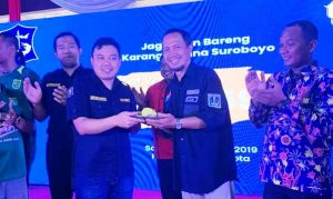 Jalin Silaturahmi Akbar, Karang Taruna Kota Surabaya Gelar Acara Jalan Sehat
