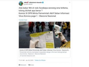WNA Asal China yang Dirawat di RSU Dr Soetomo Diduga Hanya Sakit Bronchitis