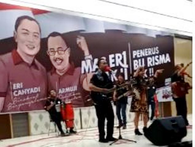 Muncul Banner Eri-Armuji untuk Pilwali Surabaya di Pertemuan Bumantik
