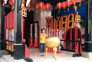 Pasca Malam Tahun Baru IMLEK, Klenteng Pak Kik Bio Surabaya Sepi Pengunjung