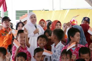 Gubernur Khofifah Resmikan Bangunan SD di Donggala Sulteng