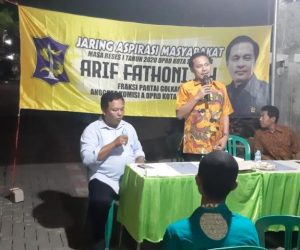 Gelar Reses di Medokan Semampir, Arif Fathoni Desak Pemkot Surabaya Realisasikan PJU