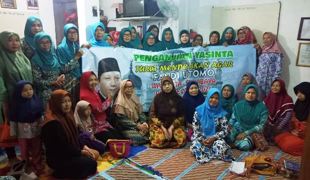 Dukung Fandi Utomo Maju Pilwali Surabaya 2020, Jamaah Yasinta Gelar Doa Bersama