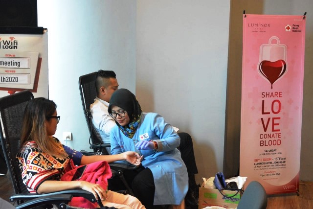Donor Darah, Berbagi Cinta Ala Luminor Hotel Jemursari