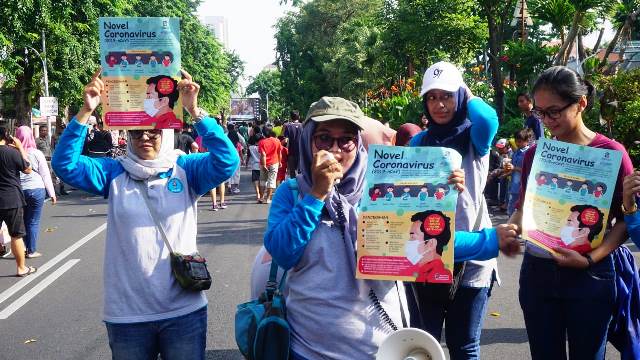 Sosialiasi Pencegahan dan Penyebaran Virus Corona, Dinkes Surabaya Sasar 14 Titik