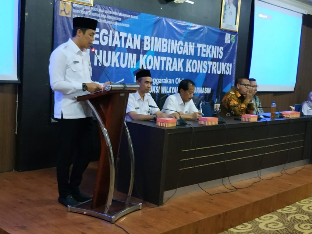 Tingkatkan SDM, Pemkab Tanbu Gelar Bimtek Ahli Hukum Kontrak Kontruksi