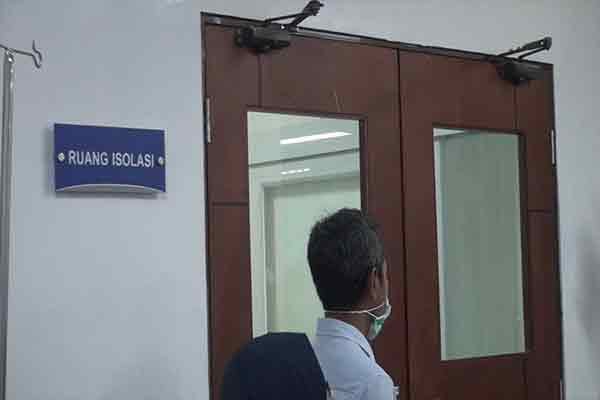 Pulang dari Jakarta, Satu Pasien Dalam Pengawasan di Ruang Isolasi RSUD Sidoarjo
