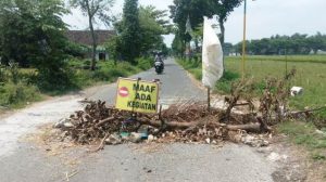 Jembatan Ambrol Termakan Usia, Pemdes Lamong Layangkan Surat ke Pemkab Kediri