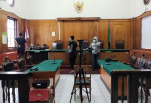 PN Surabaya Gelar Sidang Online untuk 74 Perkara Pidum