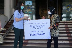 Terpanggil Perangi Covid-19, Happy Puppy Group Donasikan Rp 250 Juta ke Pemkot Surabaya