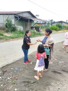 Support Warga Batu Karang Lawan Covid-19, Jurnalis PJTK Bagikan Masker, Sabun dan Hand Sanitizer