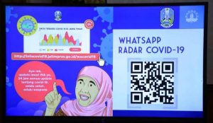 Pemprov Jatim Luncurkan Layanan Chatbot WA Covid-19