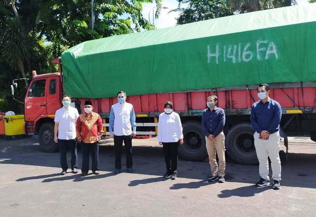 Jelang PSBB, Pemkot Surabaya Dapat Bantuan 20 Ton Beras