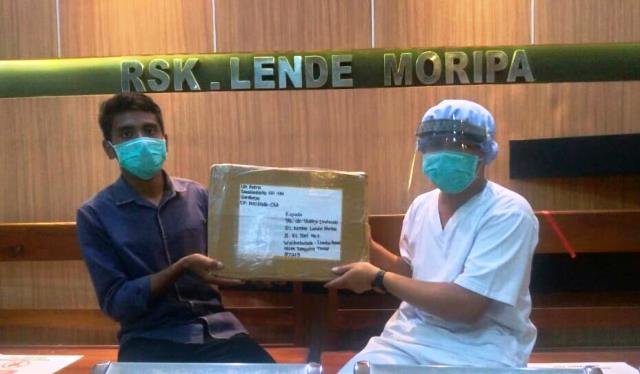 UK Petra Donasikan Masker Medis KN95 dari Banda Aceh hingga Ambon