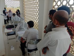 Putus Mata Rantai di Lingkup Pekerja Madia, Pemkab Tanbu Rapid Tes 40 Wartawan