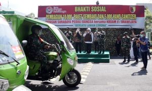 Kodam V/Brawijaya Terjunkan Babinsa Distribusikan Bansos
