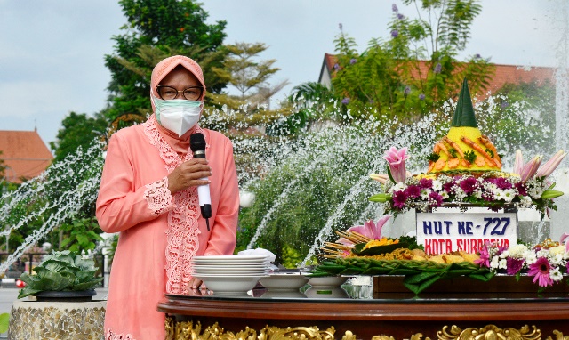 Peringati Hari Jadi Kota Surabaya ke 727, Wali Kota Risma: Terus Begerak dan Berfikir Demi Masa Depan