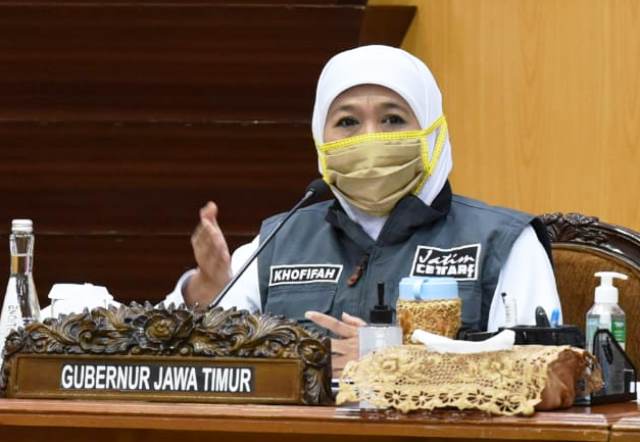 Menuju New Normal, Gubernur Khofifah Minta Surabaya Raya Siapkan Pakta Integritas
