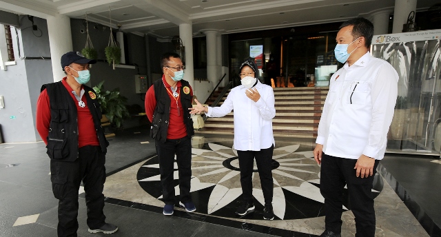 BIN Bantu Selesaikan Covid-19 di Surabaya, Wali Kota Risma: Tuhan mendengar doa kami