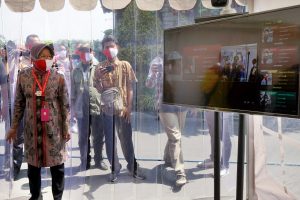Kini Balai Kota Surabaya Dilengkapi Thermal Scanner Pendeteksi Suhu Tubuh