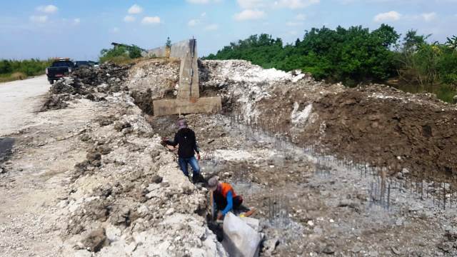 Dibantu Pusat, Pemkot Surabaya Lanjutkan Pengerjaan Proyek Tanggul Sungai Kali Lamong