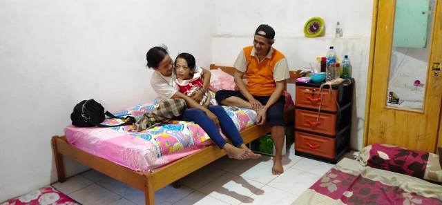 Menunggu Bantuan Rusun dari Pemerintah, KTM Pindahkan Remaja Penderita Celebral Palsy ke Hunian yang Layak