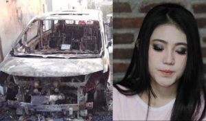 Mobil Mewah Via Vallen Ludes Dibakar Orang, Ditemukan Peralatan Perdukunan dari Tas Pelaku