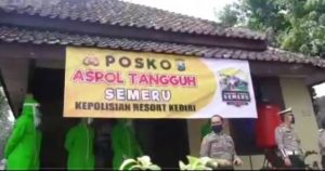 Bangun Kesiapsiagaan di Tengah Pandemi Covid19, Polres Kediri Dirikan Asrama Tangguh Semeru