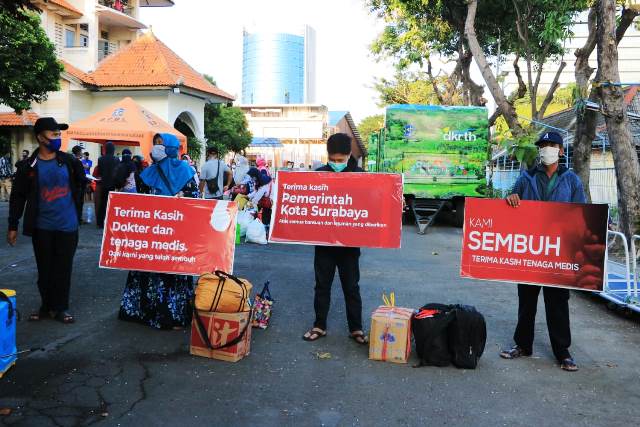 Jumlah Pasien Sembuh dari Covid-19 di Surabaya Sudah Mencapai 26,84 Persen