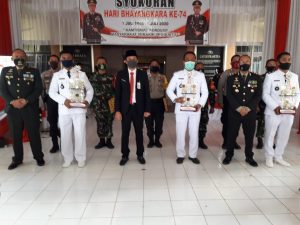 Sekda Tanbu Hadir di Peringatan HUT Bhayangkara ke 74