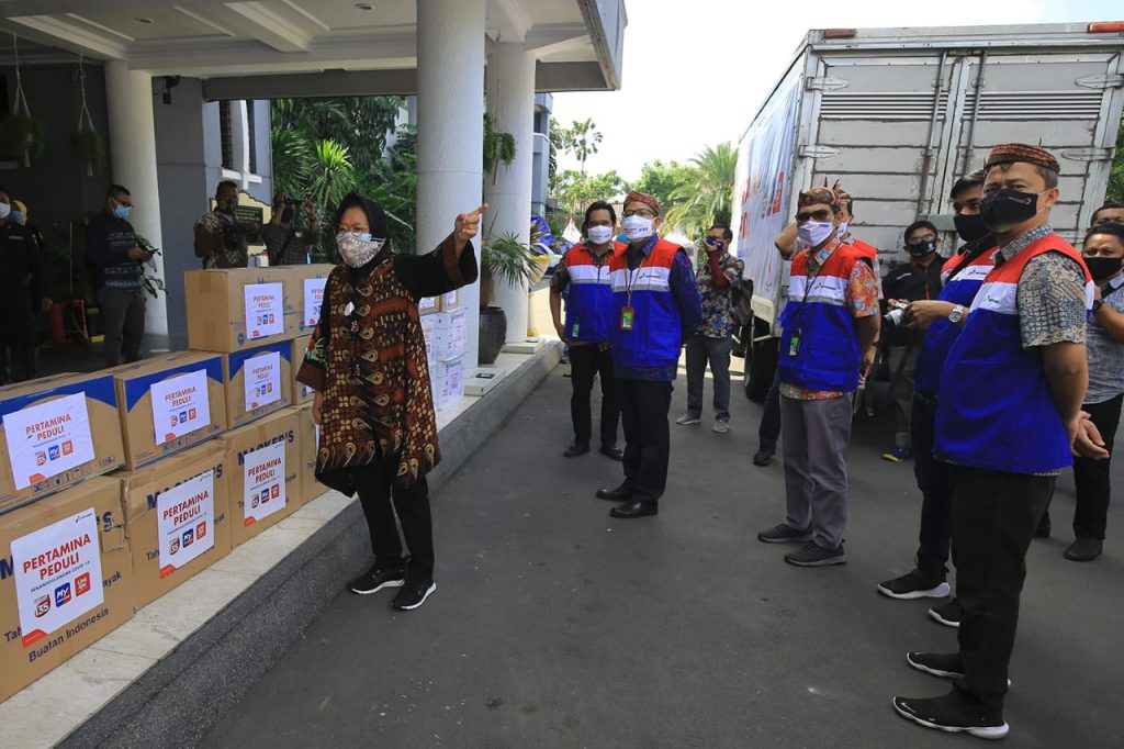 Pertamina Grup Bantu APD ke Pemkot Surabaya Senilai Rp 2 Miliar