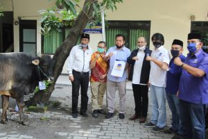 Sambut Hari Raya Idul Adha, Nasdem Jatim Serahkan Hewan Kurban ke PWI