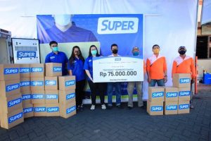 Aplikasi Super Bagikan Lebih Banyak Bantuan untuk Warga Terdampak Covid-19 di Jawa Timur