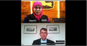 Perluas Akses Data Real Time Covid-19, Pemprov Jatim Kolaborasi Dengan Kedutaan Inggris
