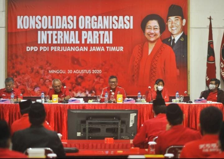 Gelar Konsolidasi Internal Partai, Sekjen Hasto: PDIP tak ingin Surabaya jatuh ke tangan yang salah