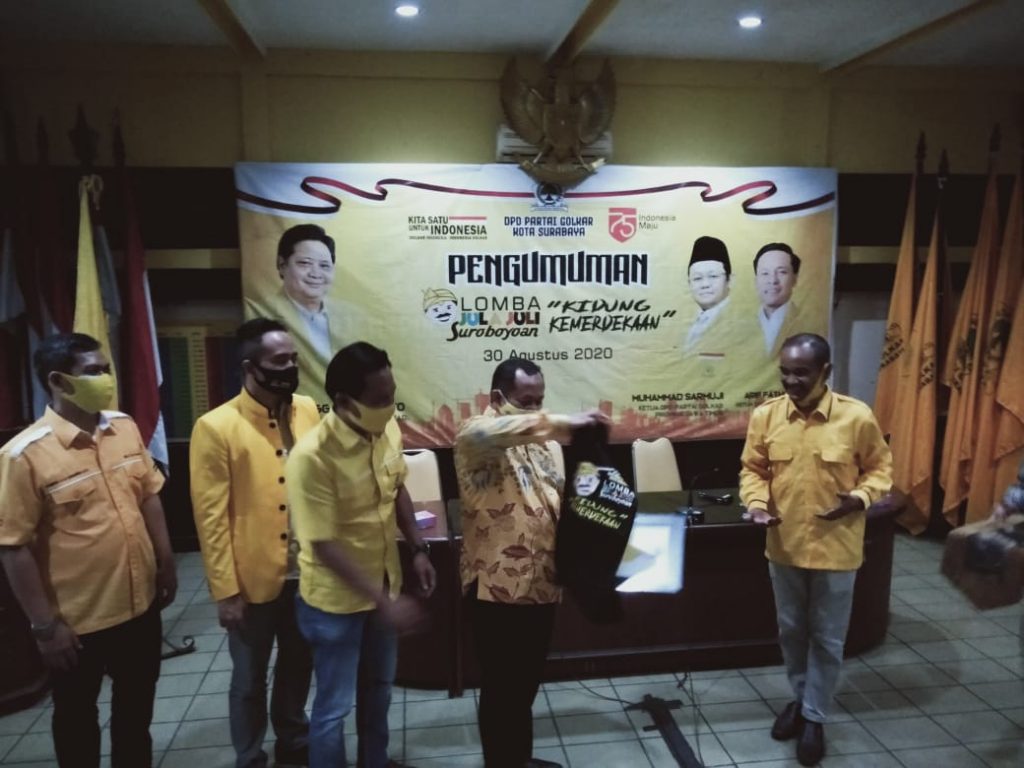 Turut Lestarikan Budaya, DPD Golkar Surabaya Umumkan 6 Pemenang Lomba Jula Juli Kemerdekaan
