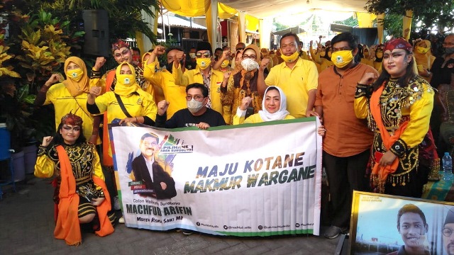 Legislator Golkar Surabaya Perkenalkan Machfud Arifin ke Masyarakat RW V Gadukan Utara