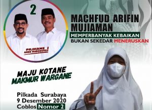 Paslon Machfud-Mujiaman Dapat Nomer Dua, Reni Astuti: Istimewa untuk maju, makmur dan menang