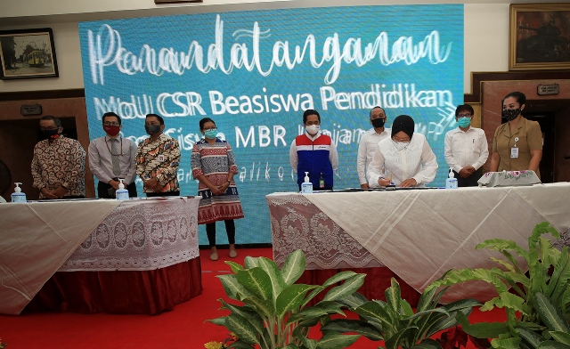 Tanggung Bersama Biaya Pendidikan Pelajar SMP, Pemkot Surabaya Gandeng 36 Perusahaan dan Lembaga