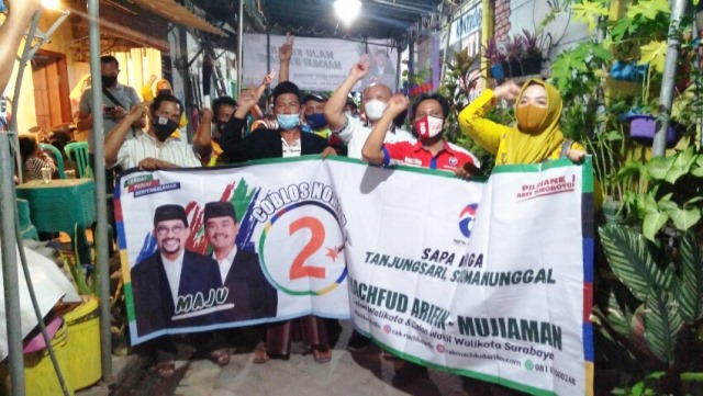 Dongkrak Suara Paslon MA-Mujiaman, Partai Perindo Surabaya Sasar Warga Tanjungsari