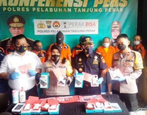 Polisi Surabaya Berhasil Gagalkan Modus Penyelundupan Sabu Melalui Powerbank
