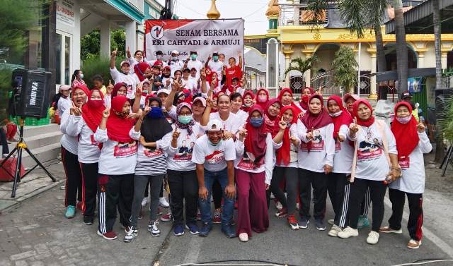 Pimpin Pemenangan Eri-Armudji di Surabaya Barat, Syaifuddin Zuhri Sasar Komunitas Senam hingga Pengajian