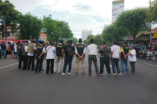 Buruh Kembali Menggelar Aksi Demo, Komunitas Jogoboyo Pantau dan Siagakan Anggotanya