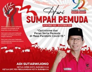 Sumpah Pemuda, PDIP Surabaya: Eri Cahyadi Pemimpin Muda yang Kuasai Problem Surabaya