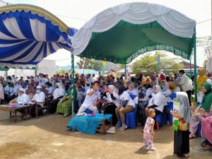 Begini Antusias Warga Satui Sambut Tim Kampanye Paslon ZR Nomer 3