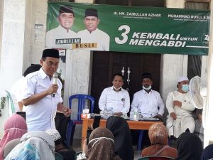 Dikenal Sangat Agamis, Kehadiran Paslon ZR Nomor 3 Selalu Disambut Warga dengan Sholawat Nabi